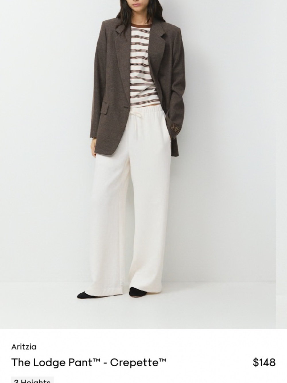 BNWT Aritzia Wilfred Lodge Pant
